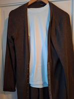Lang damesvest, donkerbruin., Bruin, Verzenden, Tramontana, Maat 42/44 (L)