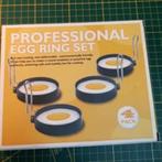 Professionele Eivormringen – 4 stuks, antiaanbak & nieuw, Minder dan 50 cm, Zwart, Nieuw, Ophalen of Verzenden