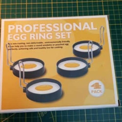Professionele Eivormringen – 4 stuks, antiaanbak & nieuw, Huis en Inrichting, Keuken | Keukenelementen, Nieuw, Minder dan 100 cm