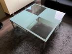 Salontafel 100 x 100 x 37 cm., Huis en Inrichting, Tafels | Salontafels, Ophalen, Gebruikt, 100 tot 150 cm, Vierkant