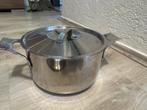 IKEA Kookpan RVS met Deksel, Huis en Inrichting, Keuken | Potten en Pannen, Inductieplaat, Zo goed als nieuw, Rvs, Ophalen