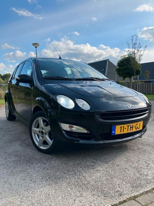 Smart ForFour 1.1 2006 Zwart, Auto's, Smart, Particulier, ForFour, Airbags, Centrale vergrendeling, Elektrische ramen, Lichtmetalen velgen