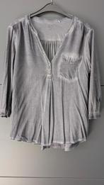 Vaalgrijze blouse mt 42 in nieuwstaat Q/S by S. Oliver, Kleding | Dames, Maat 42/44 (L), Ophalen of Verzenden, Zo goed als nieuw