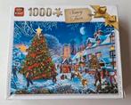 King puzzel 1000 stukjes - snowy town - kerst, Ophalen of Verzenden, Gebruikt