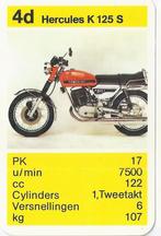 Bk4 motorkaartje 4d hercules k 125 s, Ophalen of Verzenden, Zo goed als nieuw, Auto's
