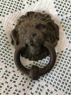 Antieke Bronzen Deurklopper Leeuw, Antiek en Kunst, Antiek | Koper en Brons, Ophalen of Verzenden
