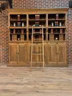 Boekenkast / bibliotheekkast met ladder / trap, Ophalen, Met deur(en), Gosem engelstraat 7 elim, Info@chesterfieldjunkie.nl