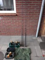 2 Zo goed als Nieuwe 12ft Shimano TX9 Specimen Karperhengels, Watersport en Boten, Ophalen, Zo goed als nieuw, Werphengel