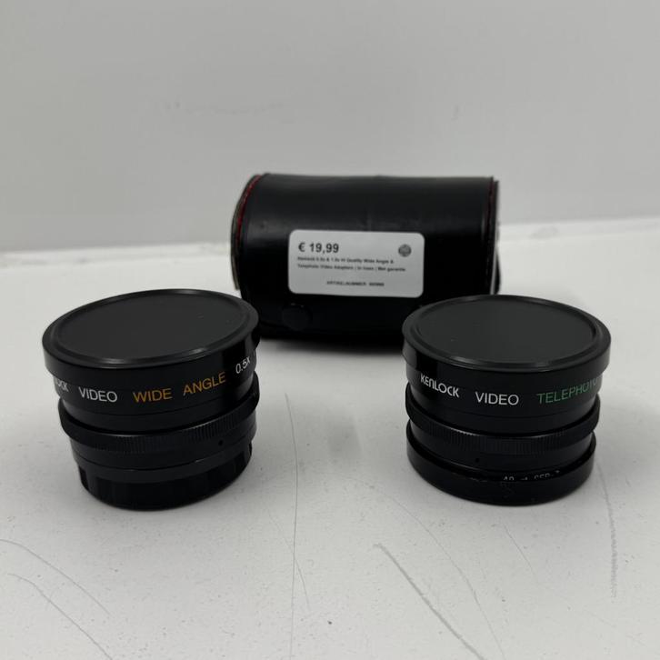 Kenlock 0.5x & 1.5x Hi Quality Wide Angle & Telephoto Video, Audio, Tv en Foto, Fotografie | Lenzen en Objectieven, Zo goed als nieuw