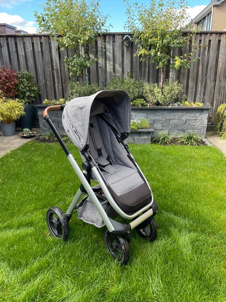 Compleet: Dubatti kinderwagen, cybex autostoel, isofix base, Kinderen en Baby's, Kinderwagens en Combinaties, Gebruikt, Combiwagen