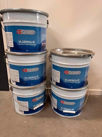Scano vloerolie (transparant) 10 Ltr. Blik beschikbaar voor biedingen