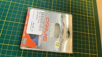 Hoya prime filter 72 mm beschikbaar voor biedingen