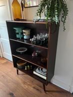 Vintage midcentury Palissander boekenkast, 50 tot 100 cm, Minder dan 100 cm, 25 tot 50 cm, Ophalen of Verzenden