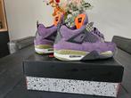 air jordan 4 retro purple canyon wmns, Ophalen of Verzenden, Zo goed als nieuw, Sneakers of Gympen