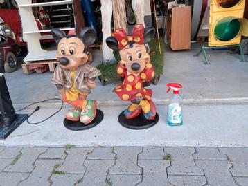 Leuke Mickey en Minnie Mouse beelden in nette geleefde staat beschikbaar voor biedingen