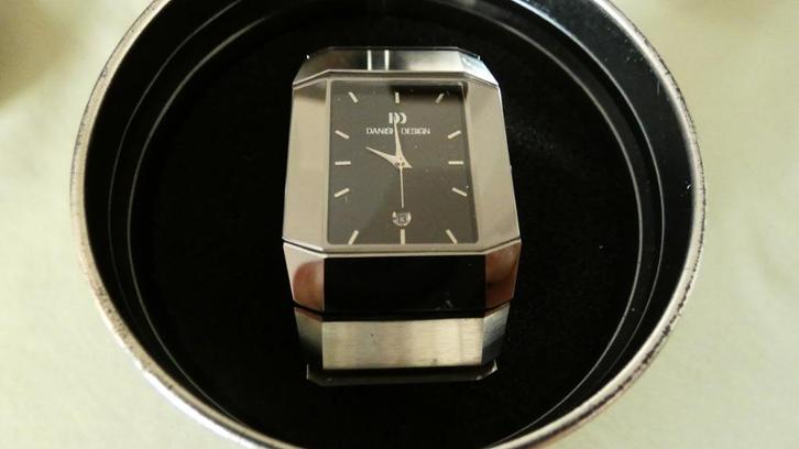 DANISH DESIGN HERENHORLOGE IN ORIGINELE VERPAKKING, Sieraden, Tassen en Uiterlijk, Horloges | Heren, Zo goed als nieuw, Overige merken