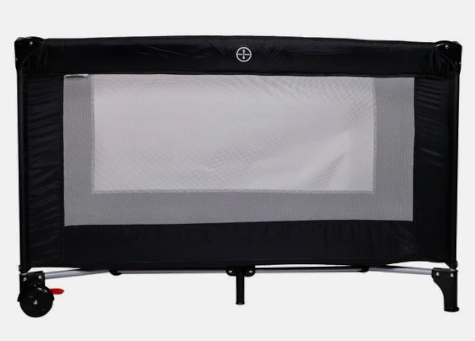 Ding Deluxe Campingbedje met Bodemverhoger en aankleedvlak, Kinderen en Baby's, Babywiegjes en Ledikanten, Ophalen, Zo goed als nieuw