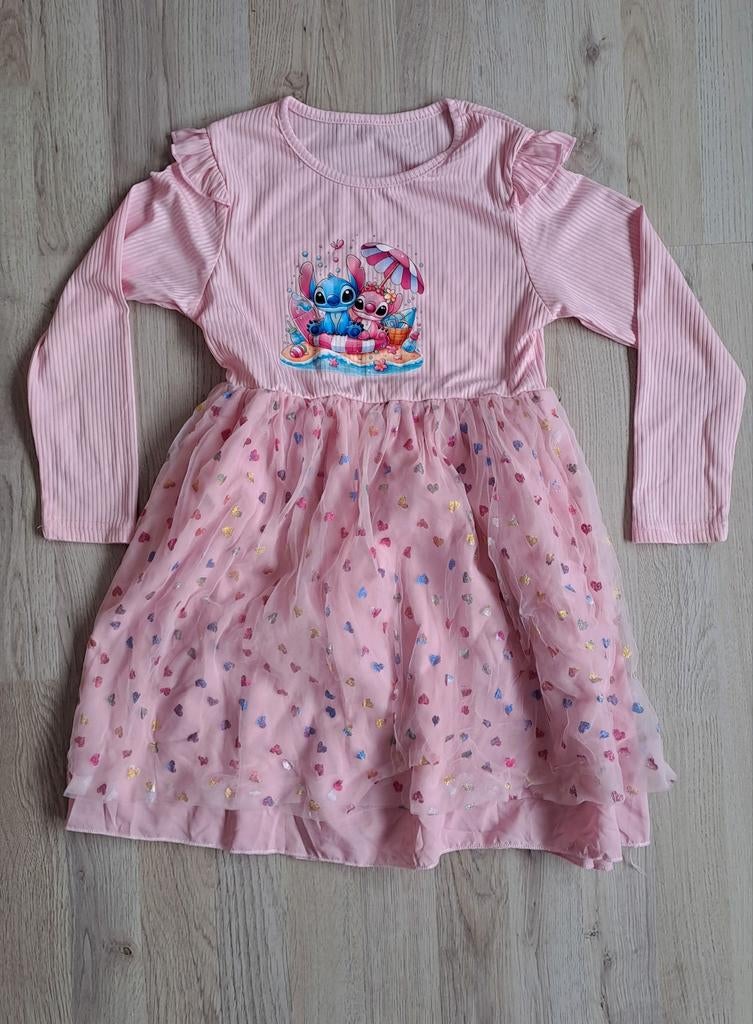 Lilo & Stitch Jurkje, Kinderen en Baby's, Carnavalskleding en Verkleedspullen, Ophalen of Verzenden, Zo goed als nieuw, 110 t/m 116