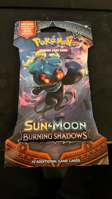 Sun&Moon  Burning Shadows Sleeved Booster Pack beschikbaar voor biedingen