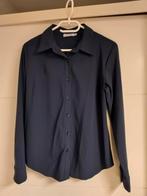Travelstof blouse Nicolette Kluijver Blauw, M zgan, Maat 38/40 (M), Blauw, Zo goed als nieuw, Nicolette Kluijver