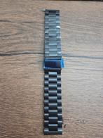 Nieuwe 22mm Smartwatch Band, Ophalen of Verzenden, Nieuw, Zwart, Staal