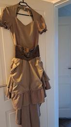 Carnavalskleding - Unieke outfit!, Kleding | Dames, Jurken, Beige, Ophalen of Verzenden, Maat 36 (S), Onder de knie