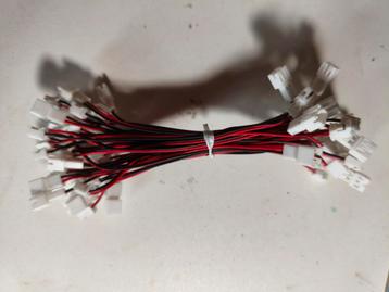 30x Micro JST PH 2-pins Pigtail Connector Set - 12cm beschikbaar voor biedingen