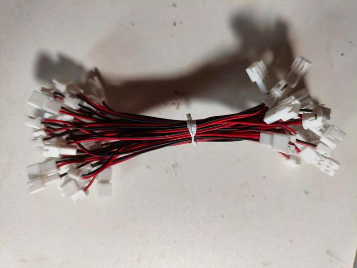 30x Micro JST PH 2-pins Pigtail Connector Set - 12cm, Hobby en Vrije tijd, Elektronica-componenten, Nieuw, Ophalen of Verzenden