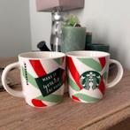 Starbucks Kerst Mokken Porselein 260ml, Ophalen of Verzenden, Zo goed als nieuw, Overige stijlen, Kop(pen) en/of Schotel(s)