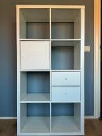 Flysta kast 8 vakken wit, Huis en Inrichting, Ophalen, Gebruikt, 25 tot 50 cm, Met lade(s)