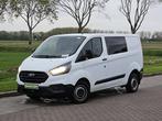 FORD TRANSIT CUSTOM 2.0 ac dub cab euro6, Gebruikt, Euro 6, Wit, Bedrijf
