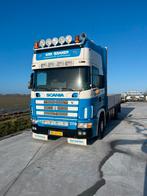 Scania 144 460, Auto's, Vrachtwagens, Te koop, Grijs, Diesel, Blauw