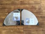 Zelfklevende spiegeltegels spiegel tegels 4 stuks cirkel, Minder dan 50 cm, Rond, Nieuw, Ophalen of Verzenden