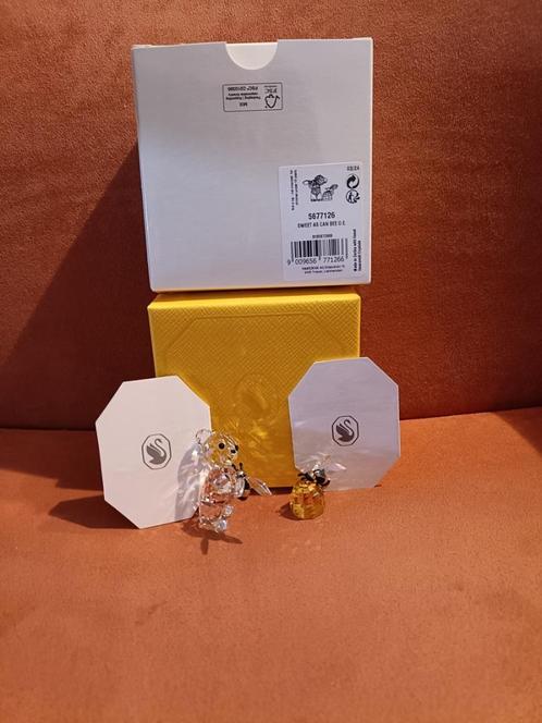 Swarovski beer Kris, charmante honingbijen online ed - nieuw, Verzamelen, Swarovski, Nieuw, Figuurtje, Ophalen of Verzenden