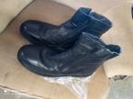Zwarte leren boots, maat 43 nieuwe, Zwart, Boots, Ophalen of Verzenden, Zo goed als nieuw