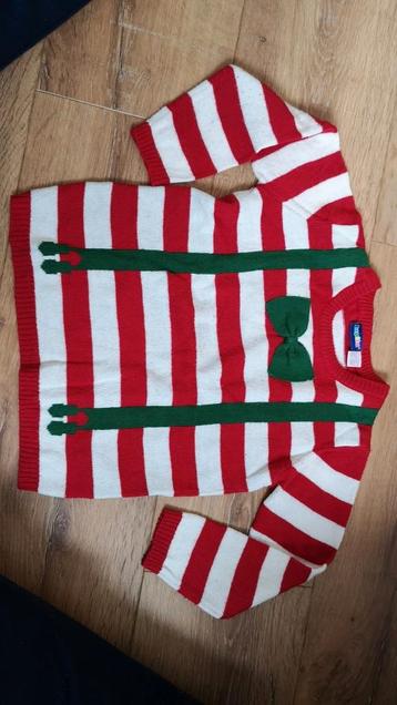 Kersttrui Maat 98/104 - Kerstelfje beschikbaar voor biedingen