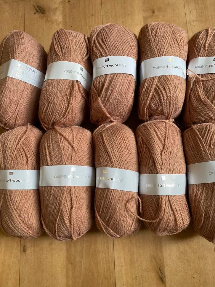 Rico Soft Wool Aran kleur 007 -10 stuks, Hobby en Vrije tijd, Breien en Haken, Nieuw, Breien of Haken, Wol of Garen, Ophalen of Verzenden