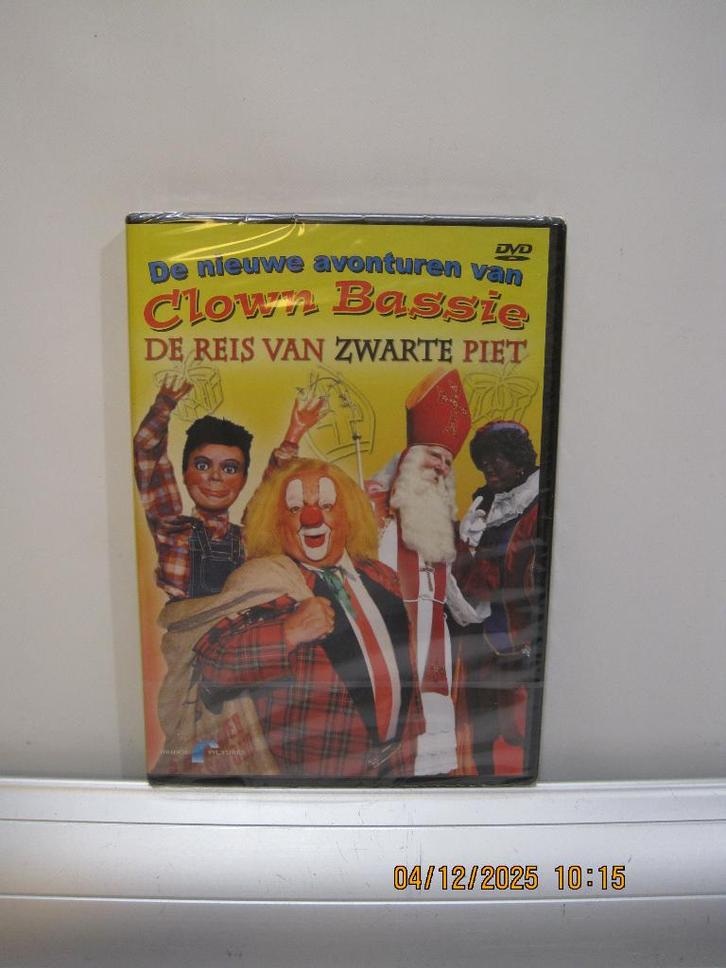 dvd clown bassie de reis van piet nieuw geseald (365), Diversen, Sinterklaas, Nieuw, Ophalen of Verzenden