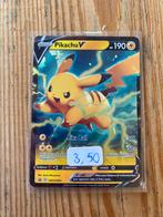 Pikachu v, Hobby en Vrije tijd, Ophalen of Verzenden, Zo goed als nieuw, Losse kaart