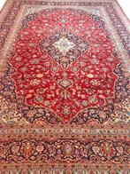Groot Perzisch tapijt handgeknoopt Keshan Oosters vloerkleed, Overige kleuren, Gebruikt, 200 cm of meer, Ophalen of Verzenden