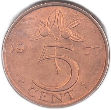5 CENT 1977 JULIANA beschikbaar voor biedingen