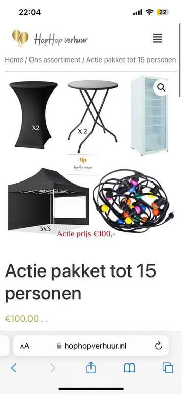 Actie feest pakketten 