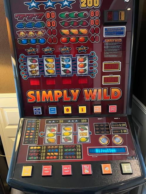 Simply Wild gokkast, Verzamelen, Automaten | Gokkasten en Fruitautomaten, Zo goed als nieuw, Euro, Ophalen of Verzenden