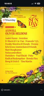 7th sunday festival V.I.P te koop, Eén persoon