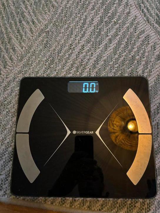 Silvercrest Personenweegschaal - Smart Scale, Witgoed en Apparatuur, Weegschalen, Gebruikt, Digitaal, Personenweegschaal, 1 tot 500 gram