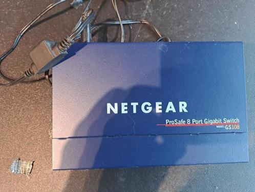 Netgear GS108 8 ports 1 GB, Computers en Software, Netwerk switches, Gebruikt, Ophalen