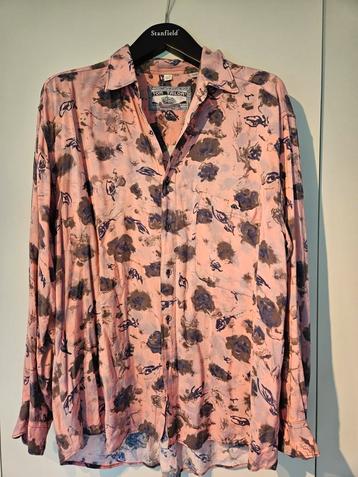  Uniek Vintage Overhemd – Tom Tailor – Pastel Zalm €25 beschikbaar voor biedingen