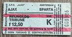 Toegangskaartje Ajax -Sparta seizoen 1976-77, Verzamelen, Ophalen of Verzenden, Gebruikt, Sparta