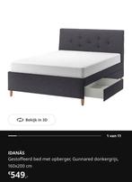 Ikea Idanäs bed 160x200 met Akrehsmn matras zgan!, Ophalen, Zo goed als nieuw, Tweepersoons, 160 cm