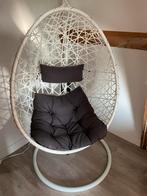 Hangstoel swing met standaard - zo goed als nieuw, Huis en Inrichting, Ophalen, Hangstoel - zitei, Wit, Zo goed als nieuw